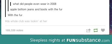 What people wore in 2008....