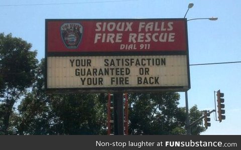 Firefighters with a sense of humor