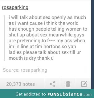 Talk about s*x
