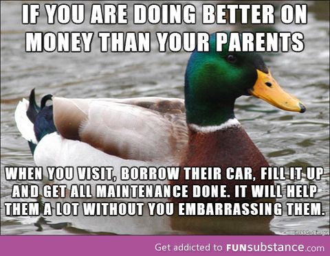 As a guy who grew up poor, with parents who can't afford to do it themselves
