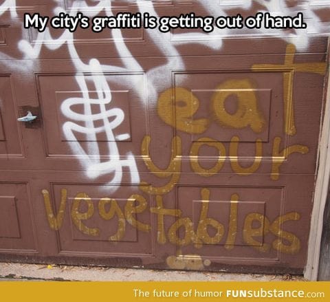 Graffiti with a message