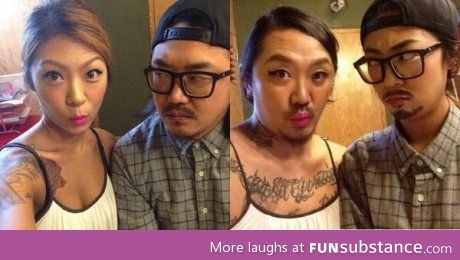 Different kind of face swap