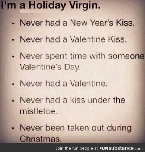 I'm a Holiday virgin