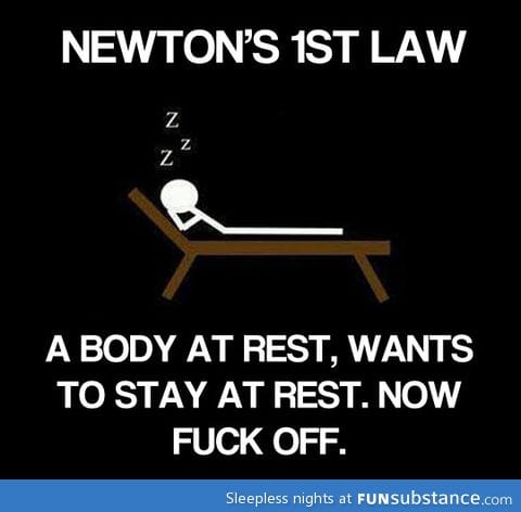 According to newton