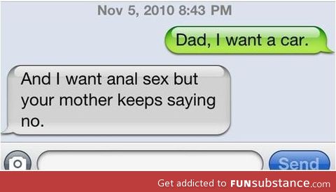 Well my dad doesant seem so bad