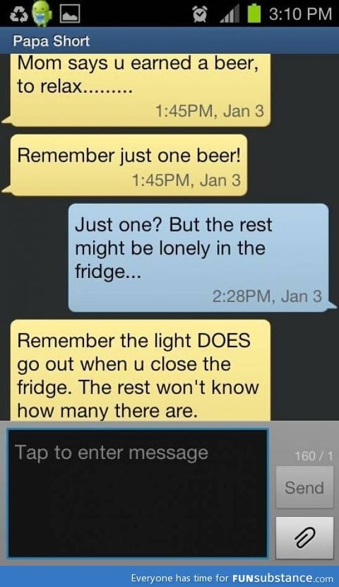Lonely beer