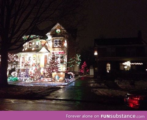 My friend's neighbor knows when to accept defeat