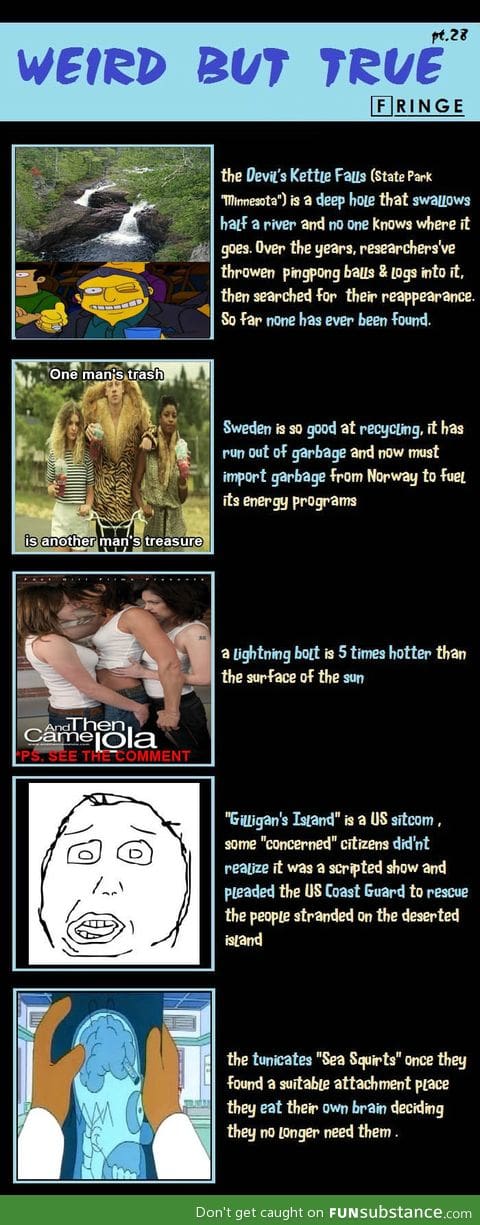 Weird but true